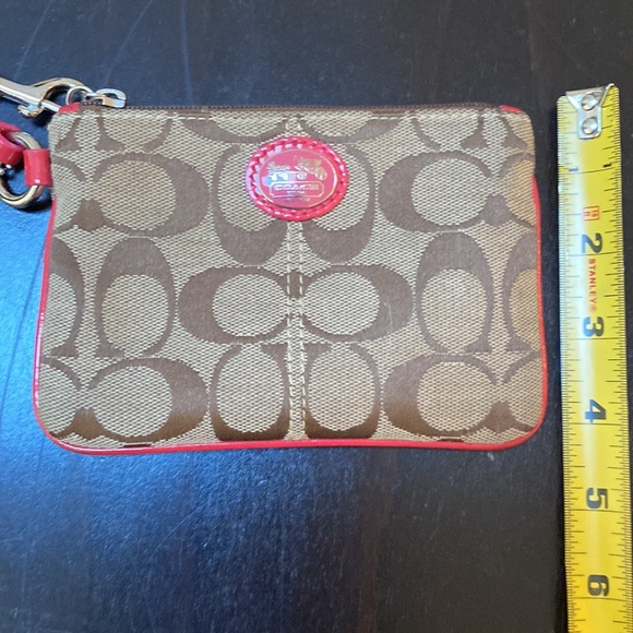 Pink Coach Wristlet Wallet - Picture 3 of 7